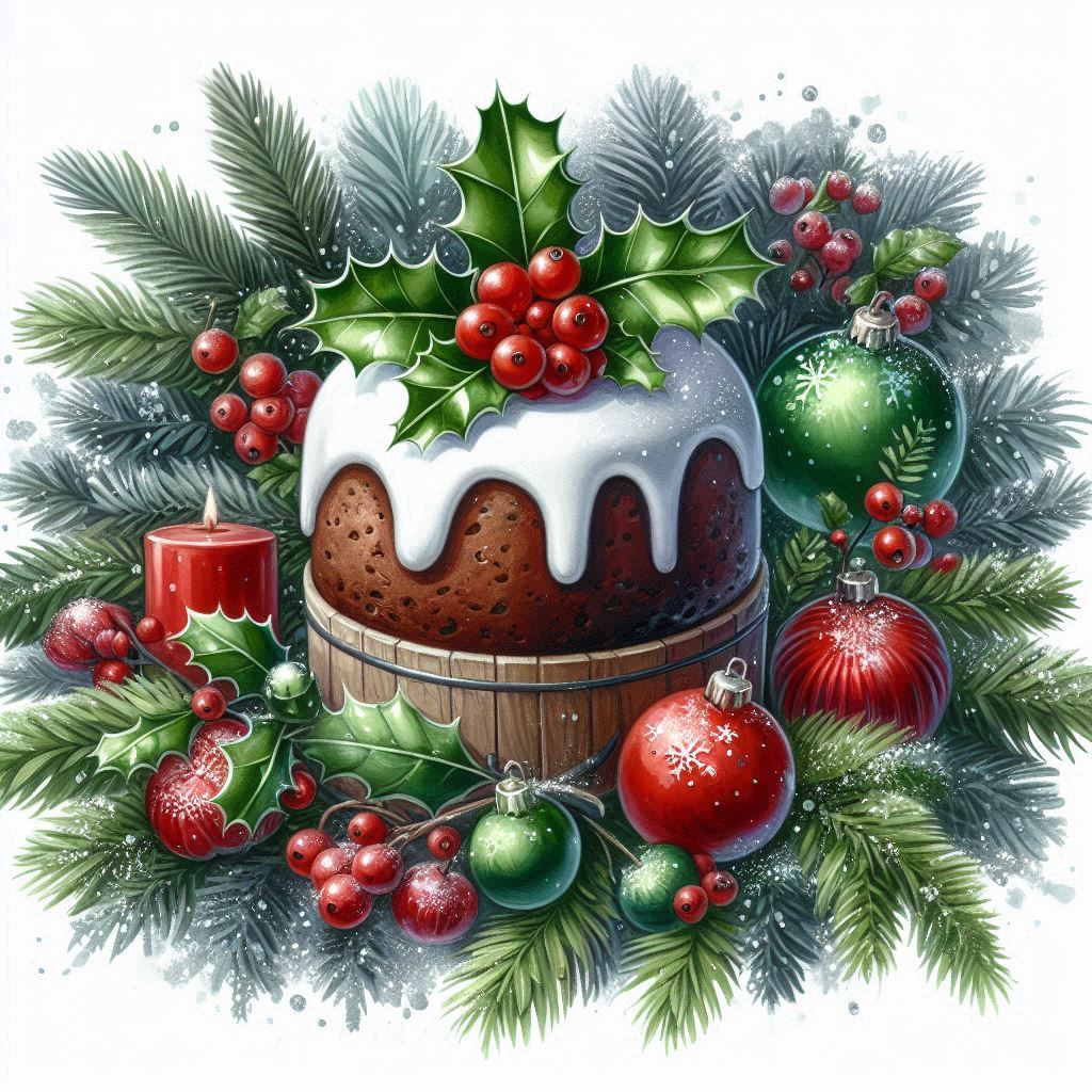 Diamond Painting Duftwachs - Weihnachtspudding