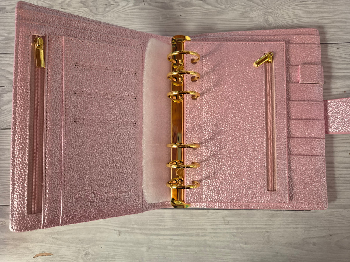 Schimmerbinder A6 rosa