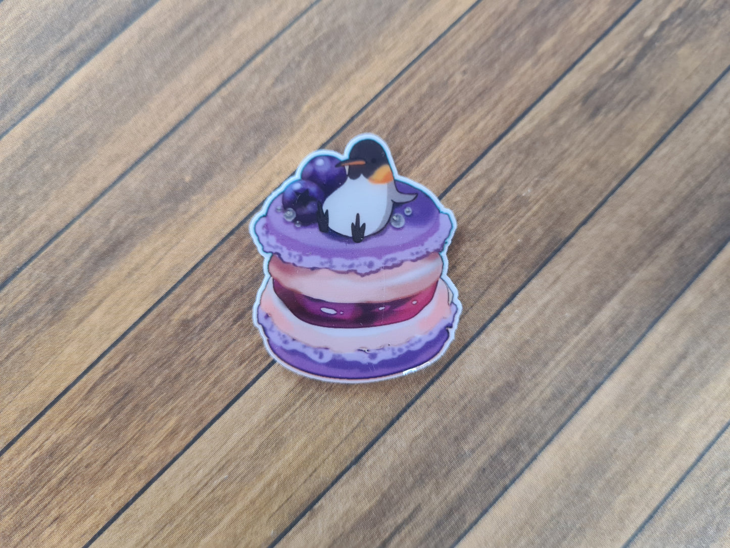 Heidelbeer-Macaron