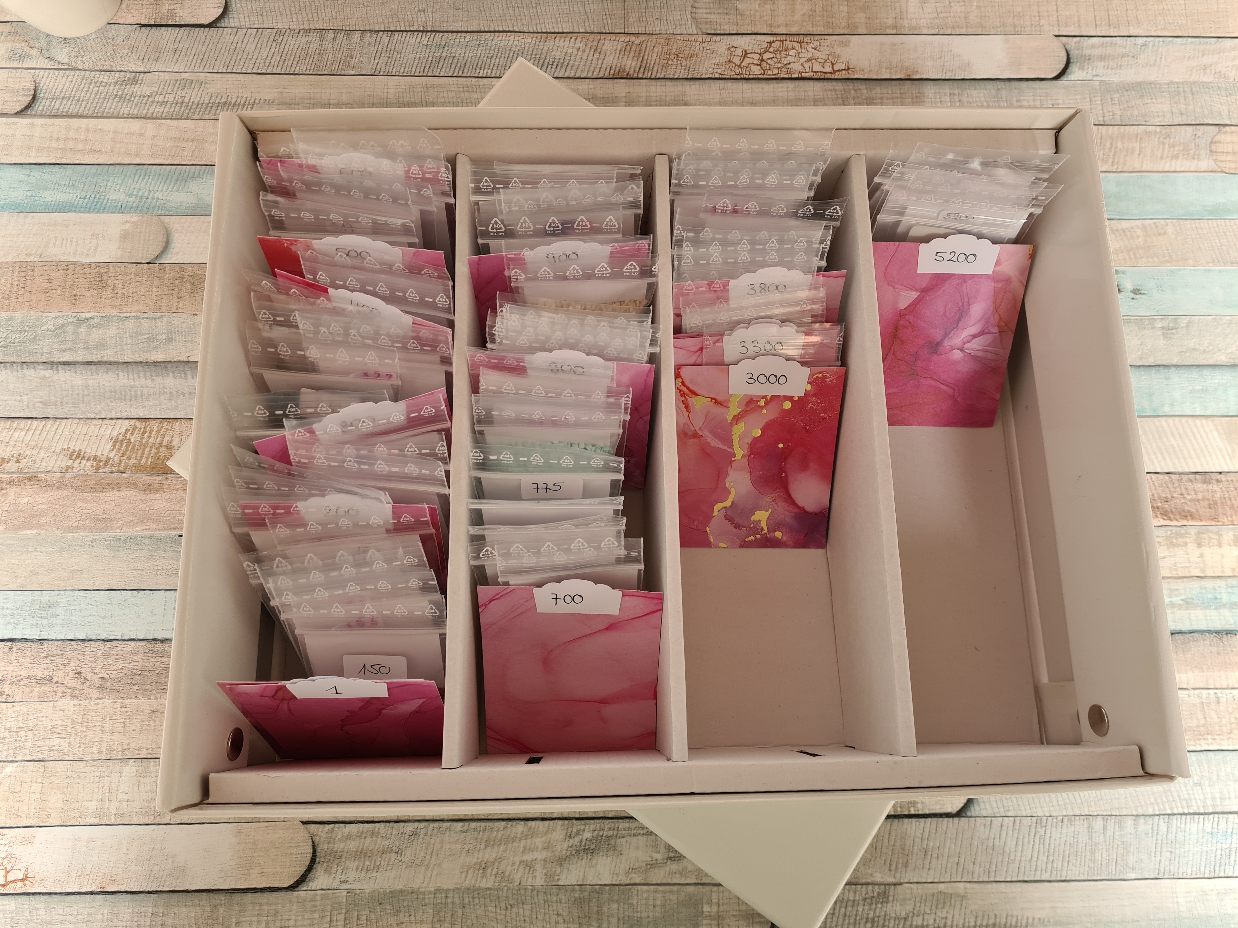 diamond painting reste aufbewahren Aufbewahrungsbox für Restesteine – Heidis Kreativ Lounge