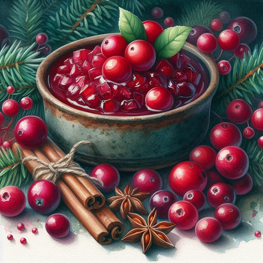 Diamond Painting Duftwachs - Cranberry Chutney