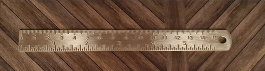 Metall-Lineal - Gold