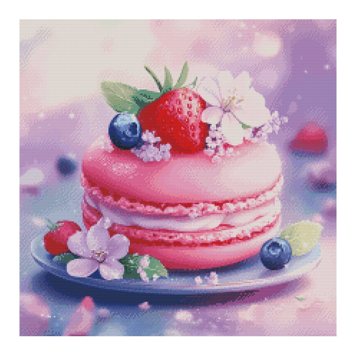 Erdbeer-Macaron