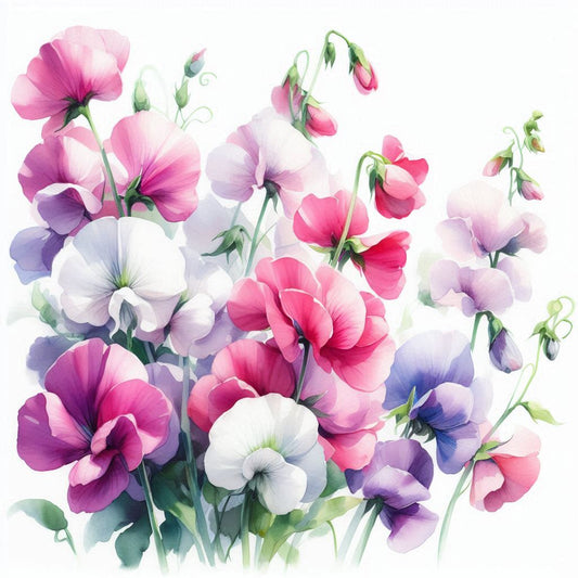 Diamond Painting Duftwachs - Süße Erbse