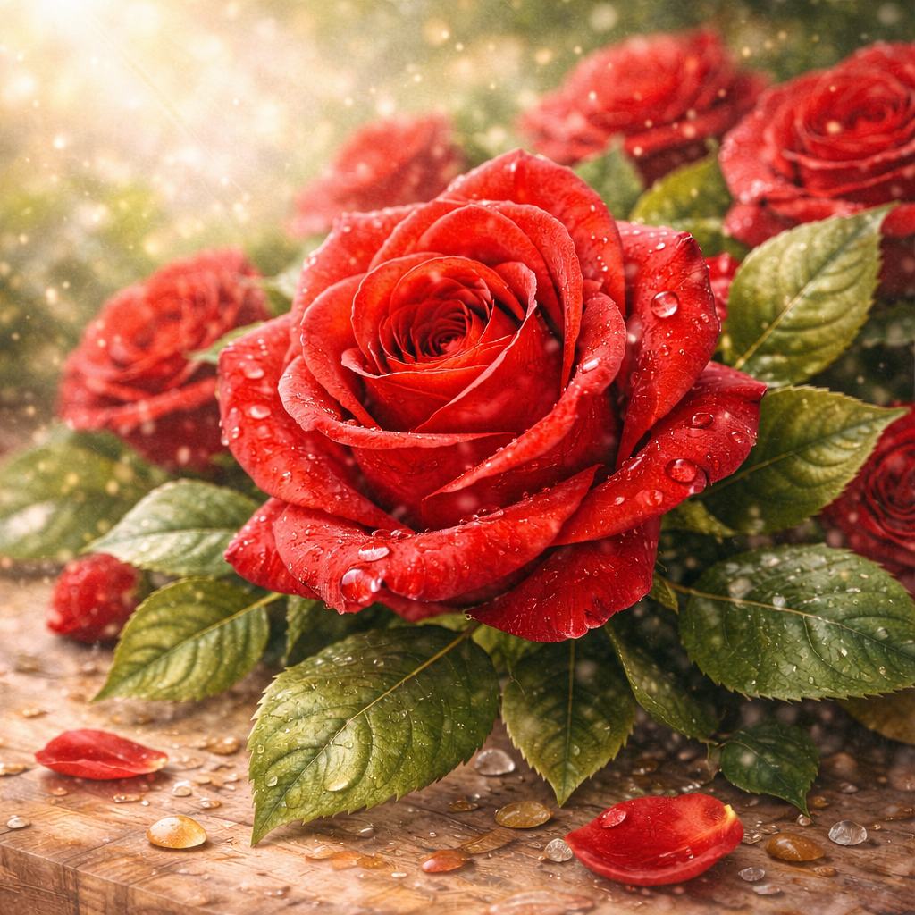 Tabby - Rote Rose