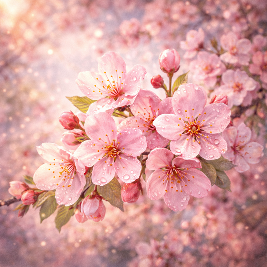 Tabby - Kirschblüte