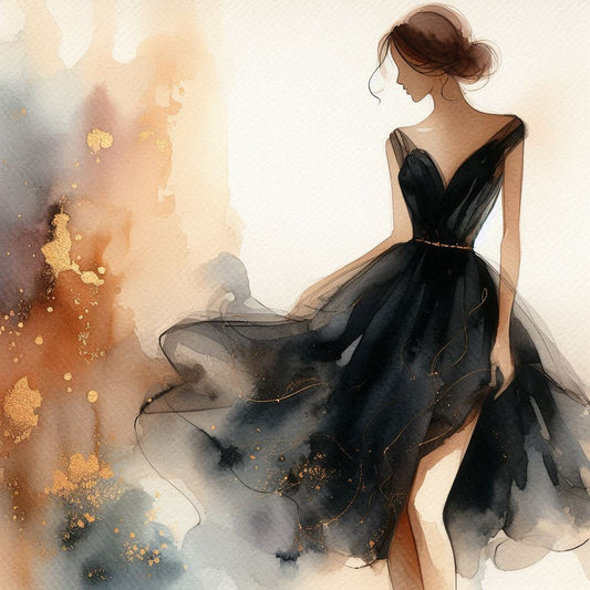 Diamond Painting Duftwachs - Kleines schwarzes Kleid