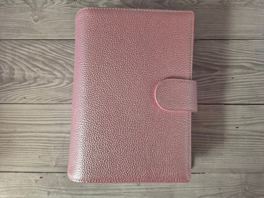 Schimmerbinder A6 rosa