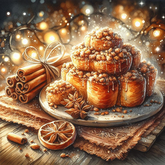 Diamond Painting Duftwachs - Zimtstreusel