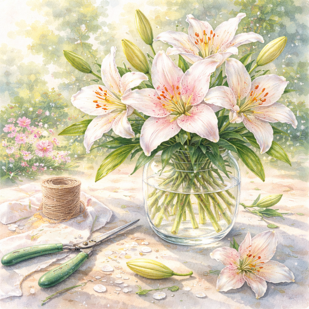 Diamond Painting Duftwachs - Lilien